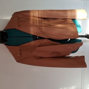 Forever 21 vegan leather jacket L